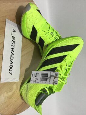 NWT Adidas Adizero Finesse Track Spikes Lucid Lemon Men 8.5 / Women 9.5 -IG2018